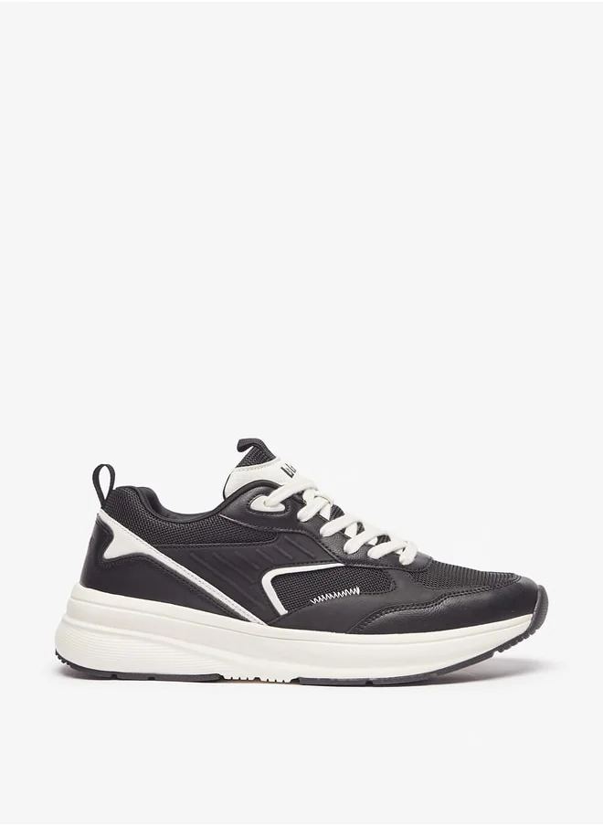 Lee Cooper Mens Textured Lace-Up Sports Shoes