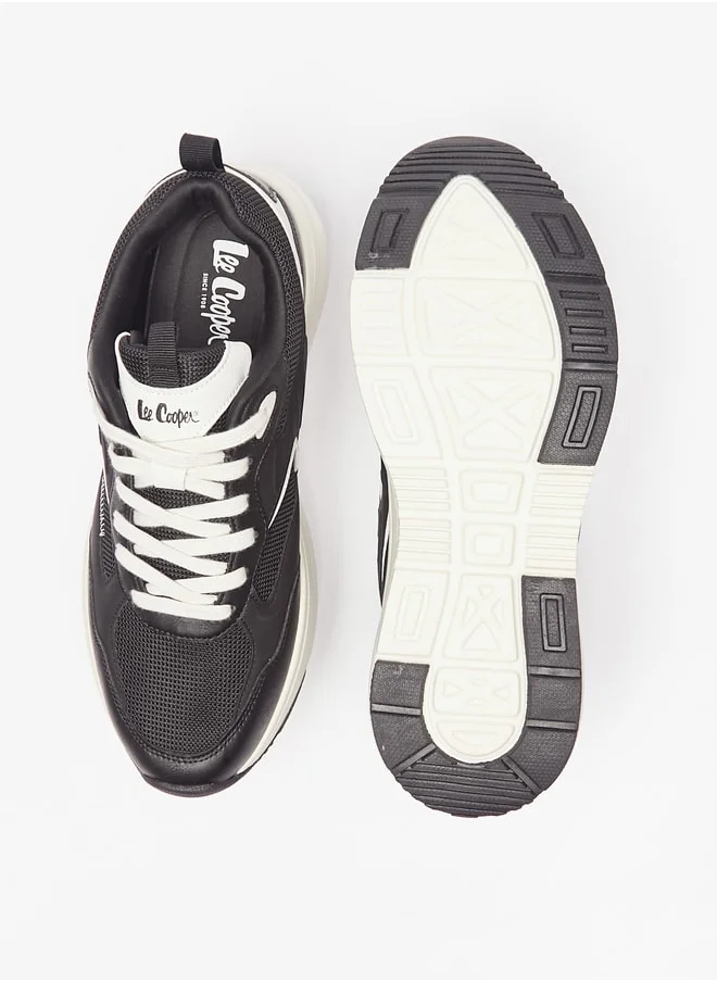 Lee Cooper Mens Textured Lace-Up Sports Shoes