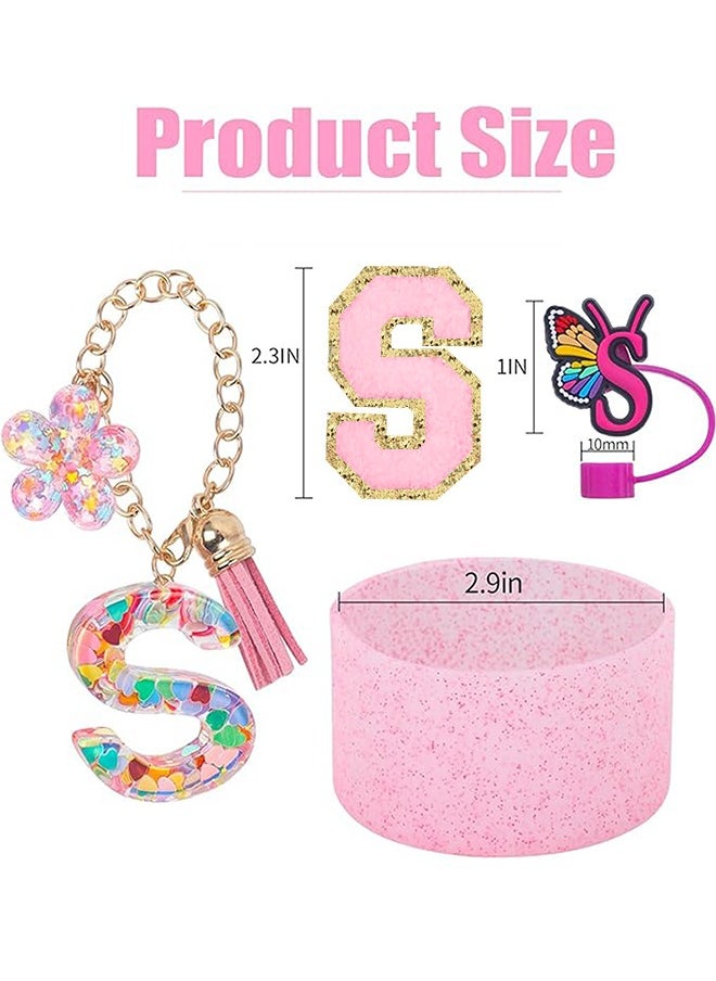 Generic - Cup Accessories for 30oz 40oz, Decorations for Cup, Including Silicone Straw Cover Cap and Boot, Spill Proof Stopper, Handle Charm, Sticker (S,6PCS) - Image 1