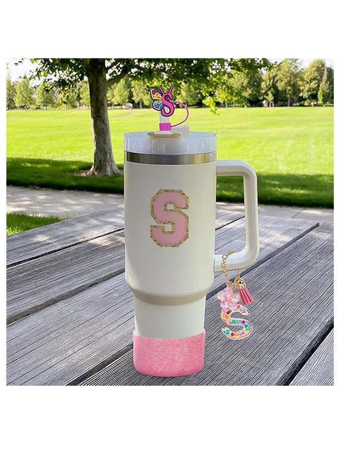 Generic - Cup Accessories for 30oz 40oz, Decorations for Cup, Including Silicone Straw Cover Cap and Boot, Spill Proof Stopper, Handle Charm, Sticker (S,6PCS) - Image 1