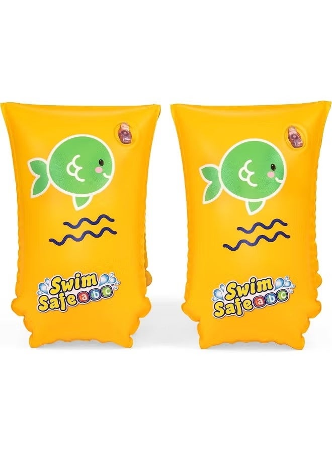 Bestway Swim Safe ABC Wondersplash Armbands L XL 30 cm x 15 cm - Safe Inflatable Arm Floats for Kids - Image 5