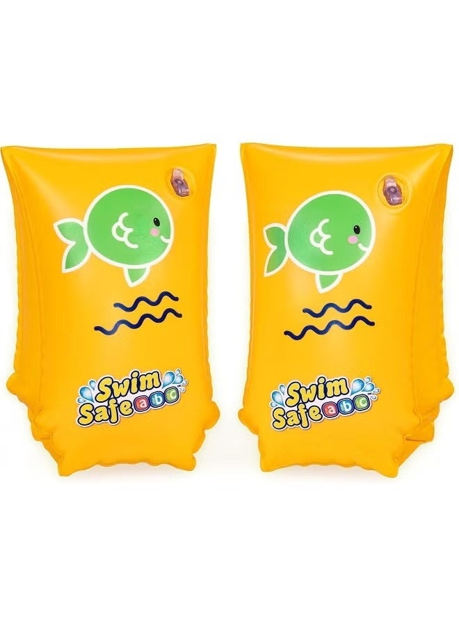 Bestway Swim Safe ABC Wondersplash Armbands L XL 30 cm x 15 cm - Safe Inflatable Arm Floats for Kids - Image 2