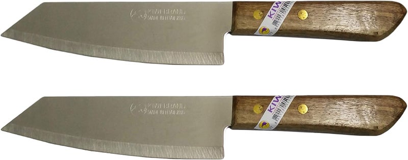 Kiwi Set of 2 Brand deba Style Flexible Stainless Steel Knives # 171. - Image 2