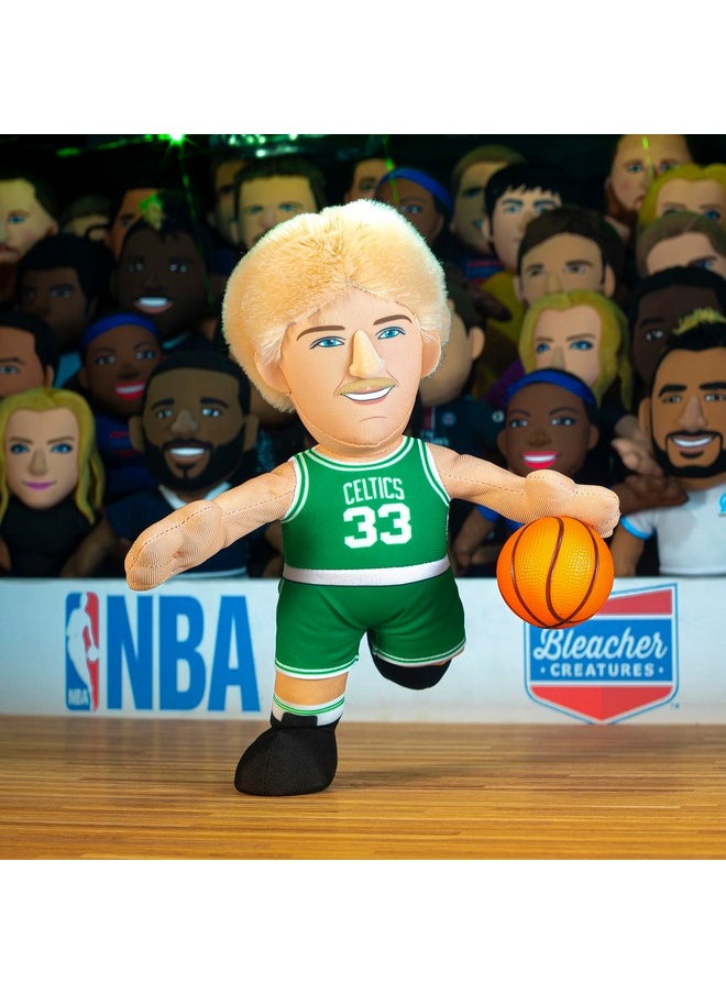 Bleacher Creatures - Boston Celtics Larry Bird 10" Plush Figure - A Legend For Play Or Display - Image 1