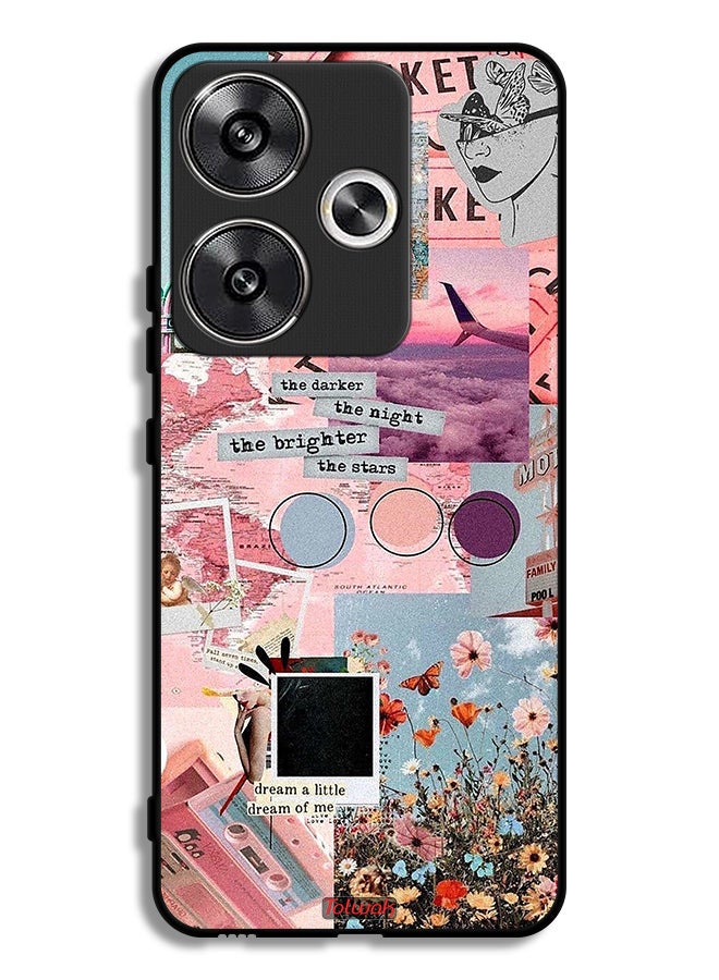 Tolwak Xiaomi Poco F6 5G Protective Case Cover The Darker The Night The Brighter The Stars - Image 1