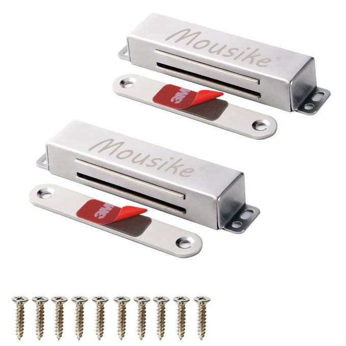 MAGNETIC DOOR CATCH HEAVY DUTY 90LB DOOR MAGNETS WITH STRONG MAGNETIC FOR KITCHEN CUPBOARD WARDROBE CLOSET CABINET DOOR DRAWER LATCH