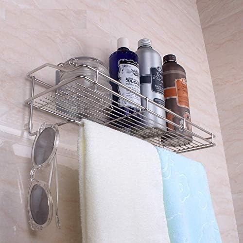 Mezzotek Stainless Steel 1 Layer Kitchen Bathroom Shelves with Napkin Holder 402 X 115 X 15 cm Silver - Image 3