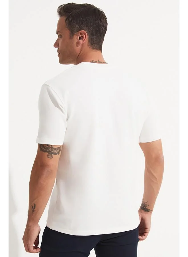 JUNE June Men Printed T-Shirt White
