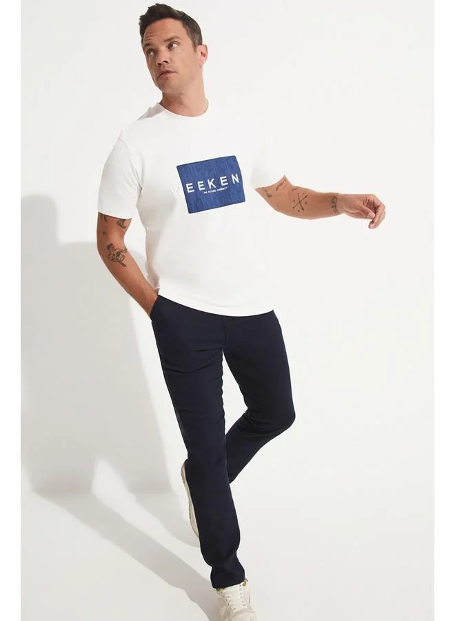 JUNE June Men Printed T-Shirt White