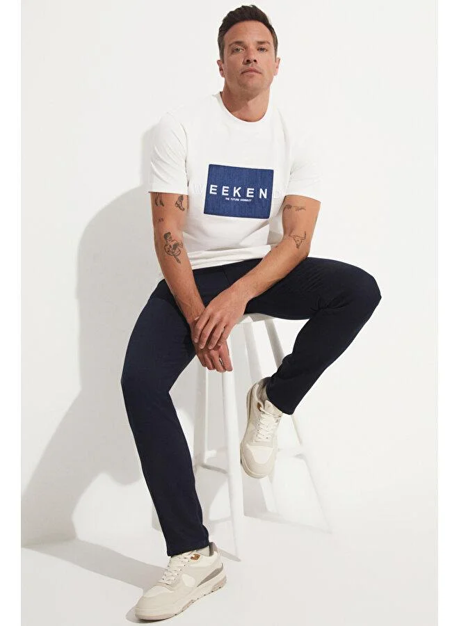 JUNE June Men Printed T-Shirt White