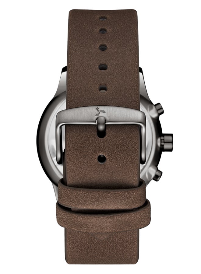 تورنيدو ساعة رجالية جلدية متعددة الوظائف ٤٢.٤ مم - Image 3