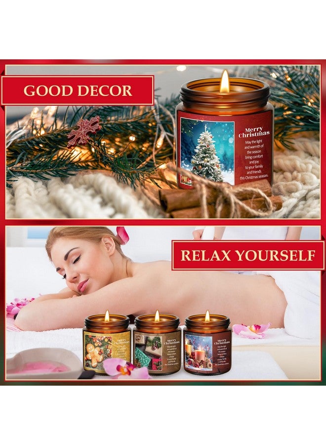 Mtlee MTLEE 12 Pcs Christmas Candles Jars Scented Candle Christmas Gifts for Women Christmas Tree Aromatherapy Candles for Home Xmas Birthday Gifts Yoga (Retro Style)  - Image 5
