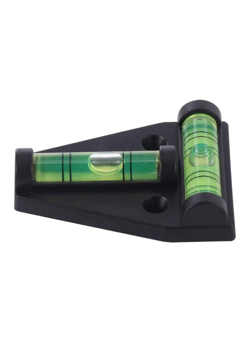 SOLDOUT Spirit Level Bubble Level Multipurpose 2 Way Spirit Level T Shape For Adjusting Angle Level Measuring Instrument (Black)  - Image 3