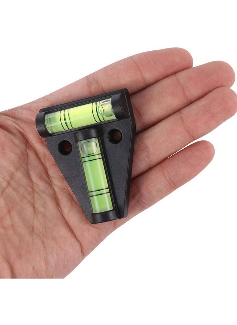 SOLDOUT Spirit Level Bubble Level Multipurpose 2 Way Spirit Level T Shape For Adjusting Angle Level Measuring Instrument (Black)  - Image 4