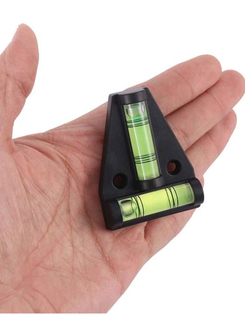 SOLDOUT Spirit Level Bubble Level Multipurpose 2 Way Spirit Level T Shape For Adjusting Angle Level Measuring Instrument (Black)  - Image 5
