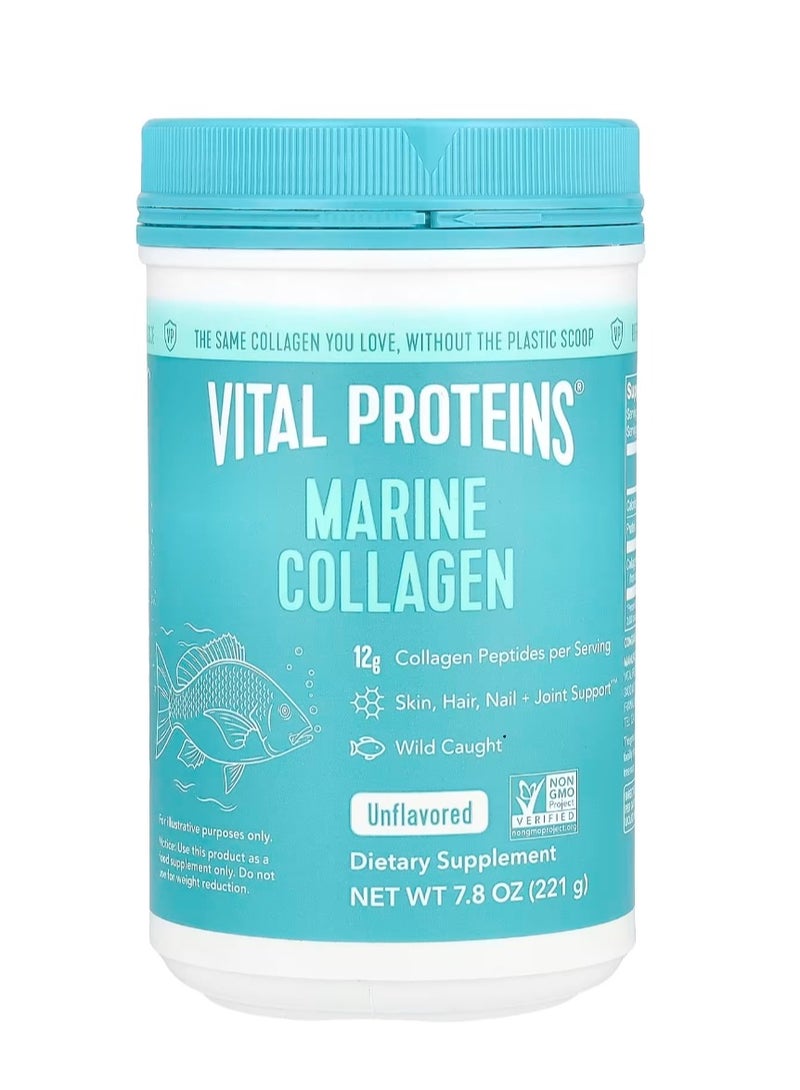 Vital Proteins Marine Collagen Unflavored 7.8 oz (221 g) - Image 1