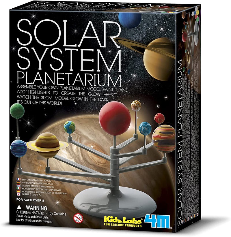 4M Solar System Planetarium - DIY Glow In The Dark Astronomy Planet Model Stem Toys Gift for Kids & Teens, Girls & Boys, Model:3427 - Image 1