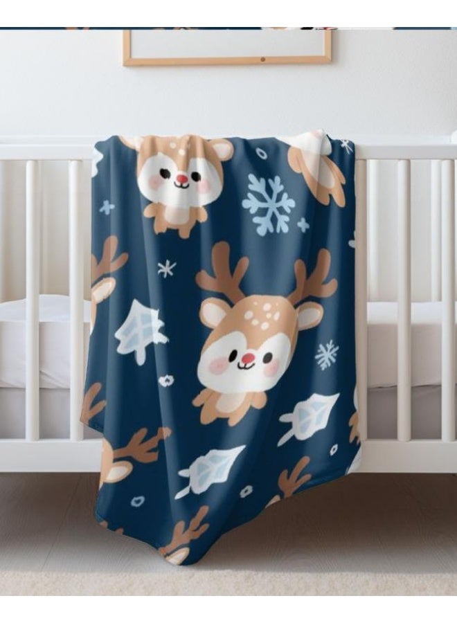 general Baby and children's cartoon flannel thin blanket (warm and comfortable, suitable for sleep, game use) 70cm*100cm - Image 4