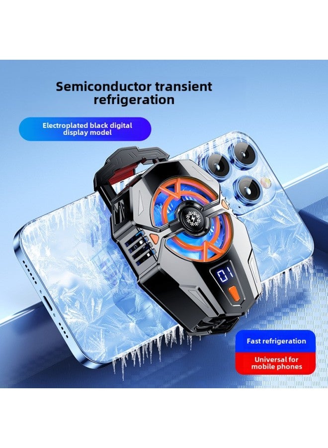 2024 Explosions GT31 Mobile Phone Radiator Semiconductor Icing Magnetic Live Refrigeration Cooling Artifact Trembles-Color:J20 Digital Display Electroplating Model  - Image 1