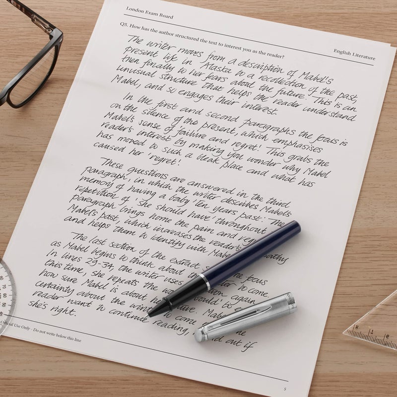 Waterman Rollerball Pen Refill, Fine Tip with Black Ink, 2 Count - Image 2