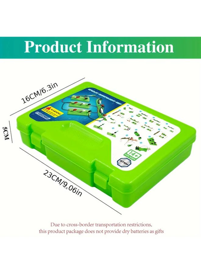 مجموعة تجارب الفيزياء موديل A2 مع لوحة LED محرك مروحة بوصلة إمدادات مختبر STEM التعليمي - Image 2