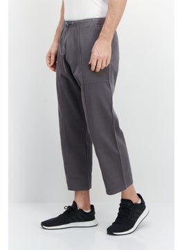 Esprit x Rest and Recreation Men Regular Fit Solid Chino Pants, Grey  - Image 2