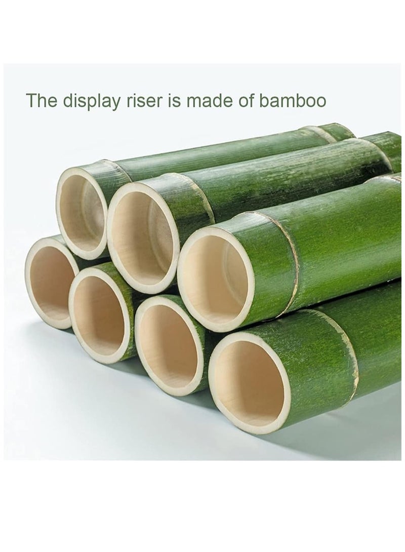 Hihonor 2 Tier Monitor Stand Riser with Organizer Drawer, Desk Computer Stand Riser Bamboo Shelf Riser, Desktop Storage Rack Easy to Use - Image 3