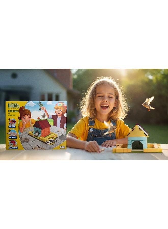 bildits مجموعة بيت الطيور المحترفة: شرفات متعددة الطوابق وتحويل بيت الطيور الحقيقي، للأعمار 6+، 88 قطعة - Image 4