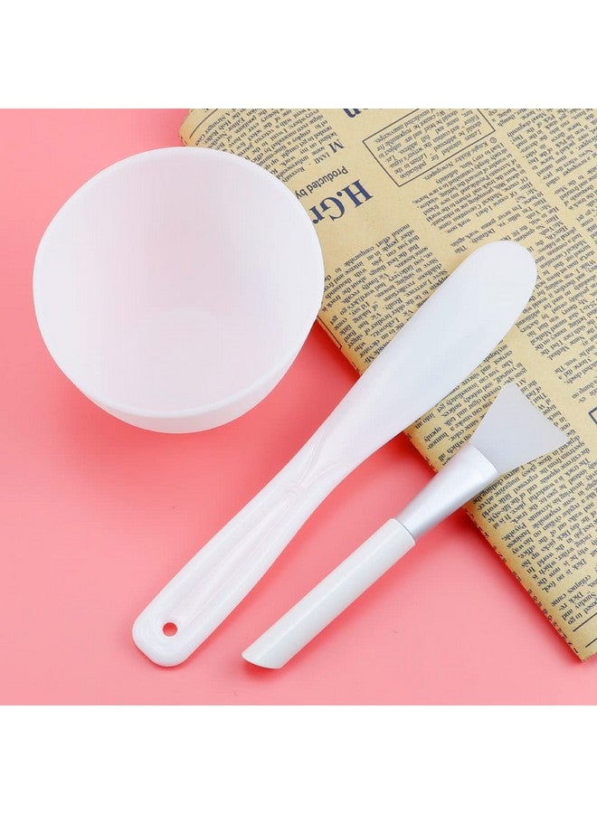 FERCAISH 3Pcs Diy Face Mask Mixing Bowl Microwavable Silicone Facial Mud Bowl Cosmetic Beauty Tool For Home Salon(White) - Image 4