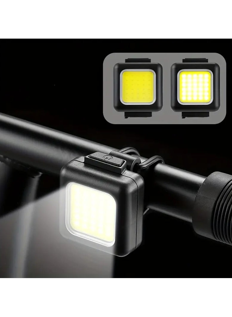 CYCLE Mini Mountain Bike Lamp Multifunctional Glare Bicycle Headlight Outdoor Riding Electric Car Flashlight - Image 2