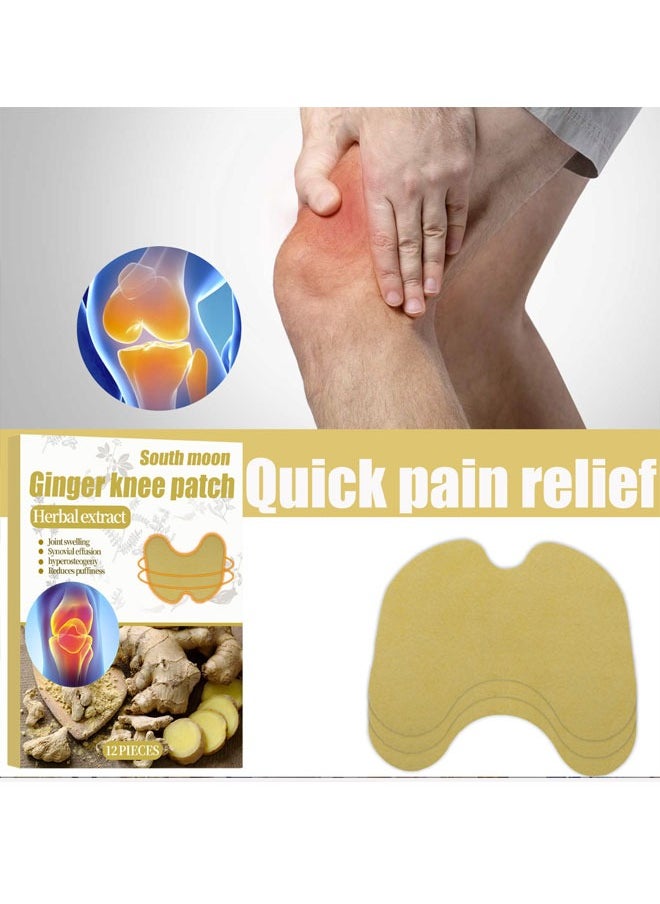 SOUTH MOON Ginger Knee Patches Pain Relief Joint Swelling Synovial Effusion Hyperosteogeny Knee Pain(in two boxs)  - Image 4