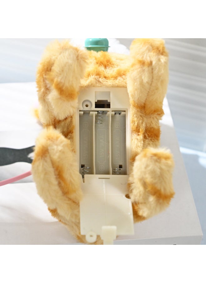 Children's Simulation Electric Plush Cat Toy Will Walk Will Call Plush Children's Toy Will Sing Cat Wholesale-Color:Gray Stripes  - Image 4