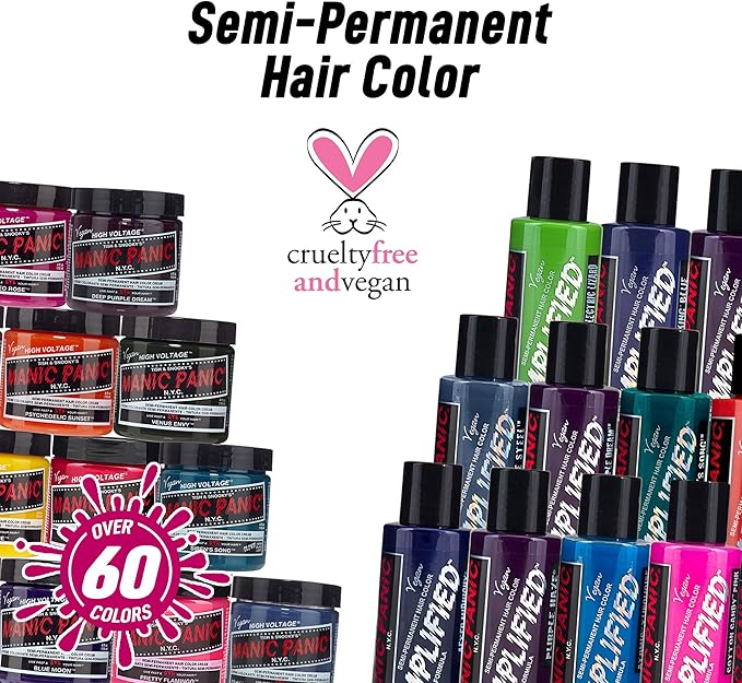 Manic Panic High Voltage Classic Cream Formula Colour Hair Dye 118ml Electric Amethyst