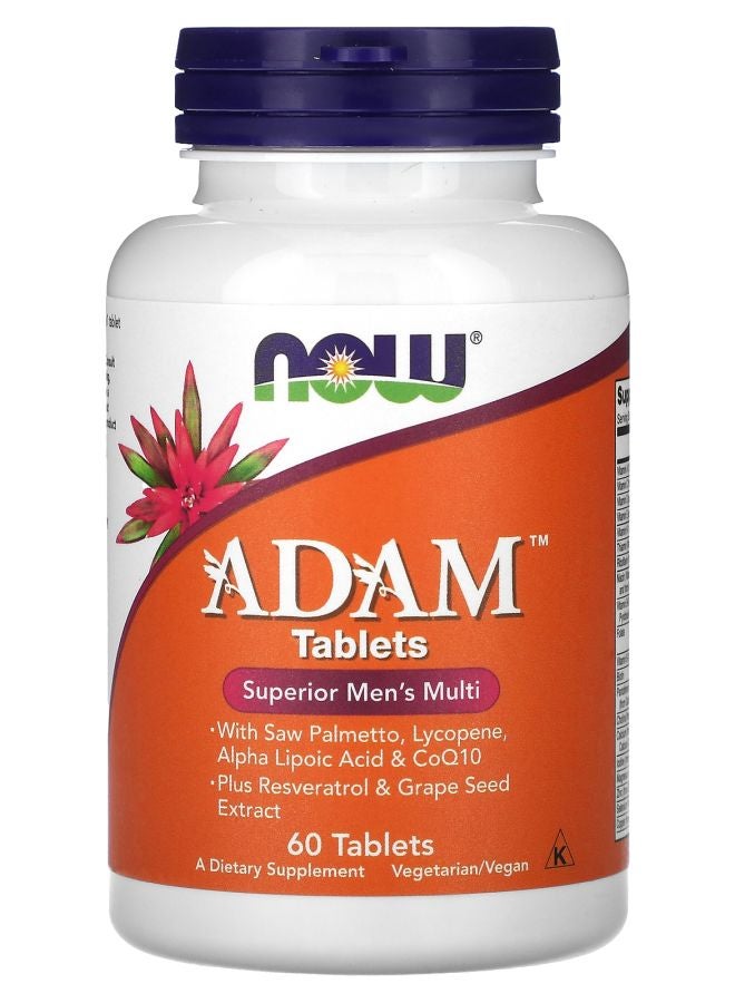 now ADAM Superior Men's Multi 60 Tablets