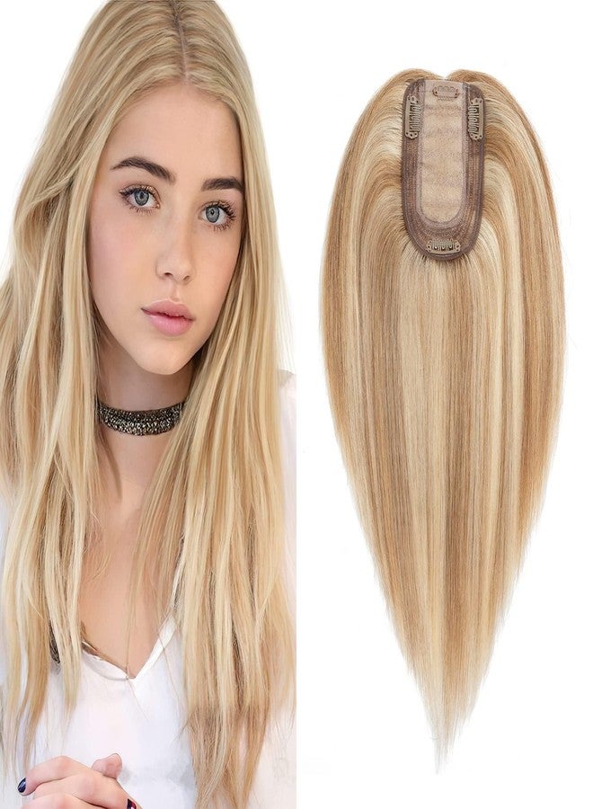 سيجو وصلة شعر بشري حقيقية من SEGO للنساء، وصلات شعر مزودة بأربعة مشابك مضادة للانزلاق مع شعر خفيف بدون غرة (12 بوصة #12P613 بني ذهبي مختلط أشقر مبيض) - Image 1