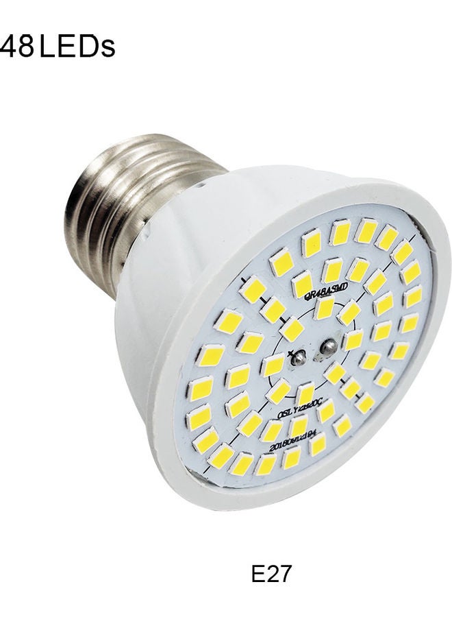 Loquat 48-LED Spotlight Bulb White/Yellow/Silver