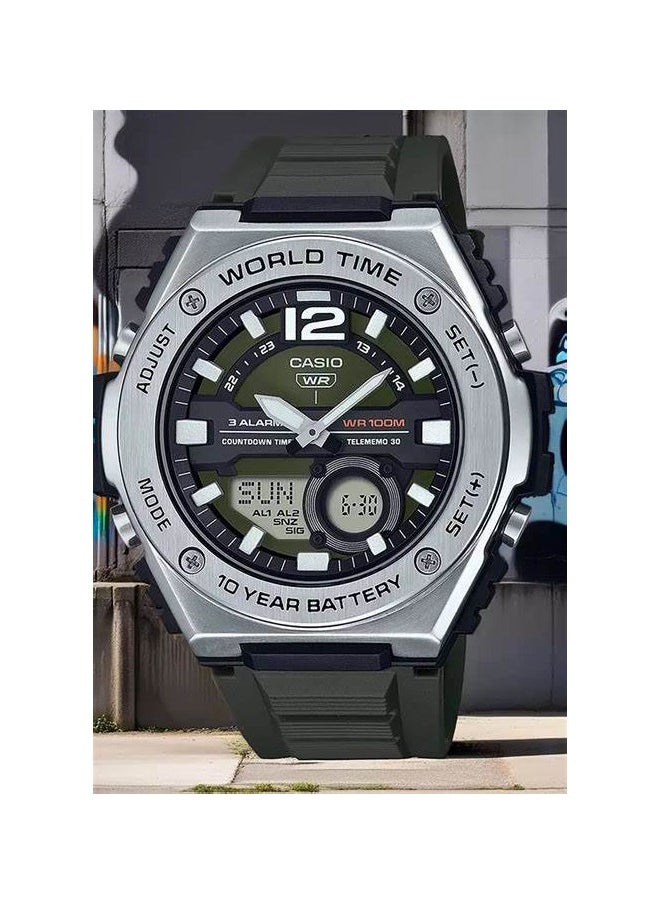 CASIO Casio MWQ100 Series | Men’s Digital Watch | 100M WR | Stainless Steel | World Time | Countdown Timer | Auto Calendar | Telememo | Multi Alarms | 100 SEC Chronograph | 10 Year Battery  - Image 2