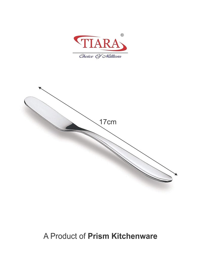 Tiara - 3pc Set Stainless Steel Butter Knife and Jam Spreader for Kitchen - Image 2