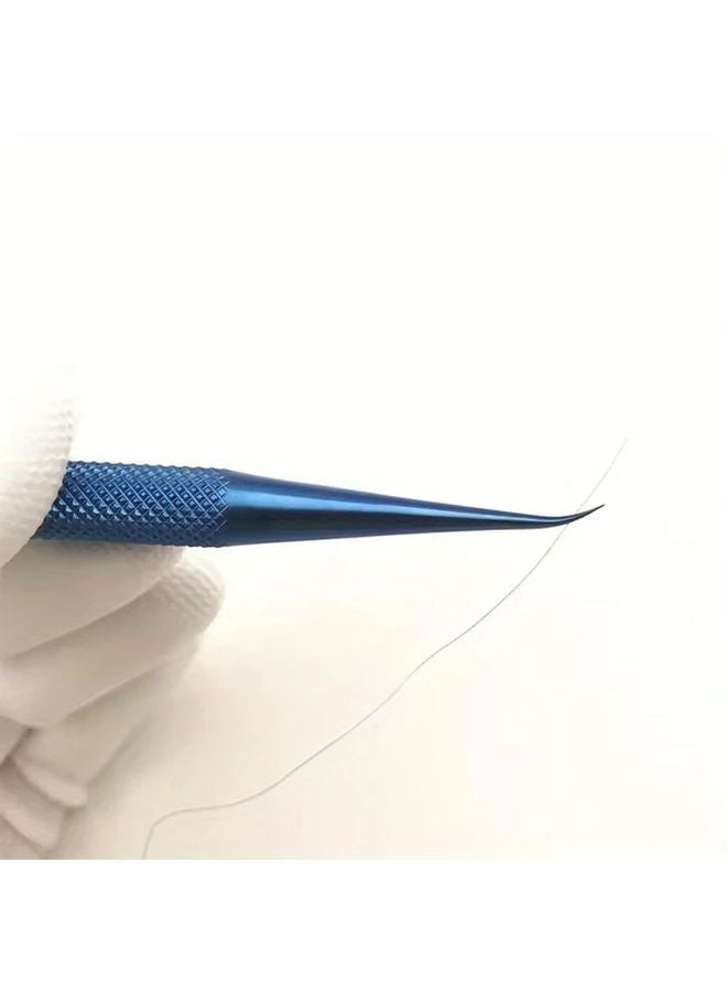 Bent Precision Titanium Alloy Tweezers Professional Repair Fingerprint Fly Line Phone Motherboard Antimagnetic Electronics Forceps - Image 4