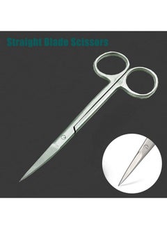 Stainless Steel Scissors 2 Pcs Setnail Cuticle Scissorsmanicure Scissors Kitstraight And Curved Blade Scissor For Beardmustache Nose Hair Ear Hair Eyebrow And Eyelashes Cutting - pzsku/Z714E4527B71BE8DFC7F3Z/45/_/1707976594/b57d6449-3eba-45d0-9c01-63c25b2ef7f5