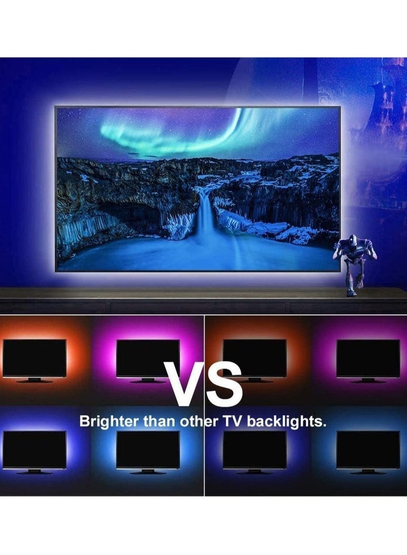 ELTRAZONE LED Light Strip 5M USB RGB Waterproof Decoration Lighting with Remote Control for Bedroom Kitchen Hotel Home TV  - Image 3
