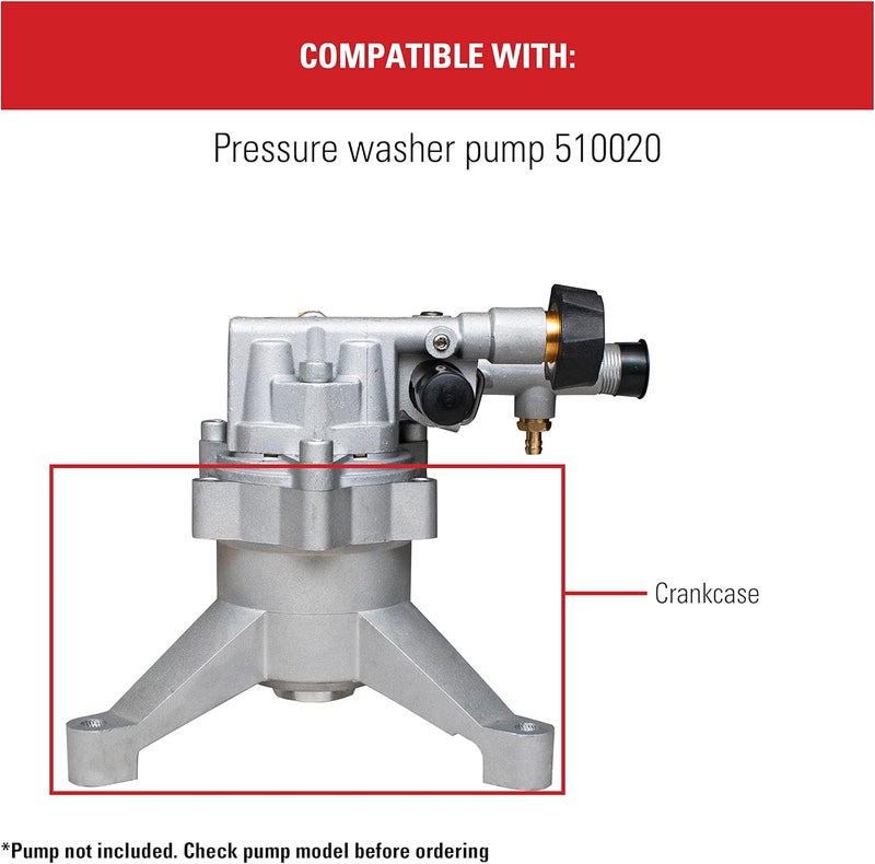 Simpson Cleaning 7110159 Crankcase Replacement Kit for OEM Technologies 510020 Axial Cam Pressure Washer Pump Silver - Image 3