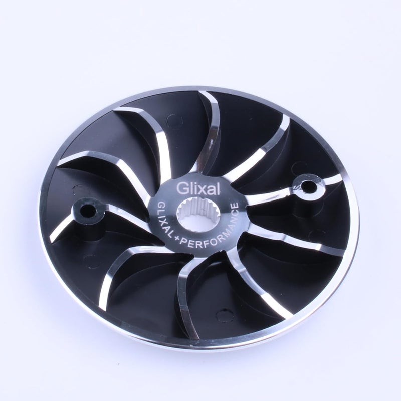 Glixal Lightweight Racing Drive Face Fan for GY6 125cc 150cc 180cc 200cc Engines - Black - Image 3
