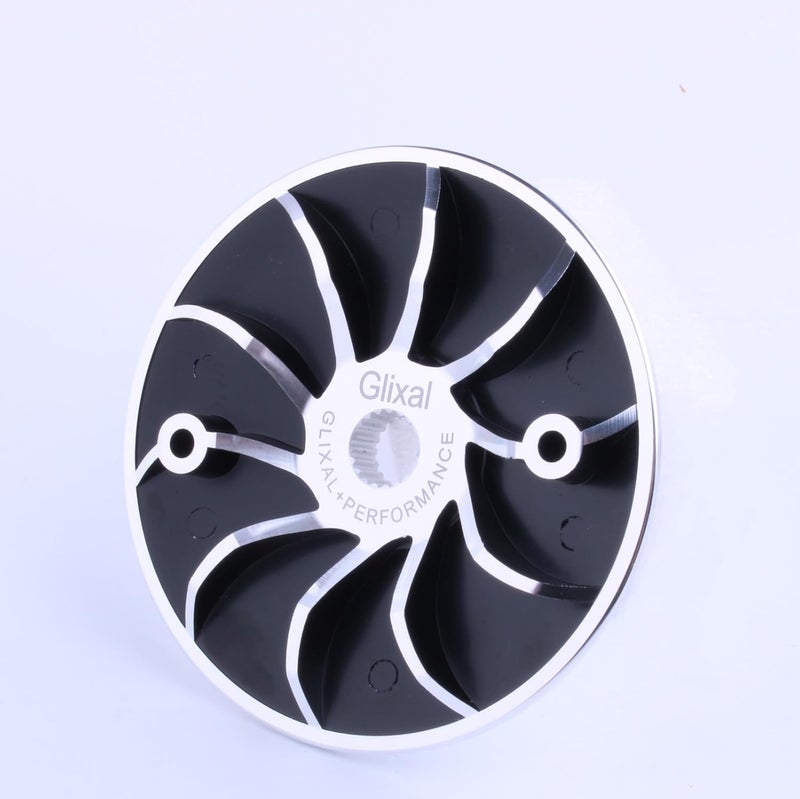 Glixal Lightweight Racing Drive Face Fan for GY6 125cc 150cc 180cc 200cc Engines - Black - Image 2
