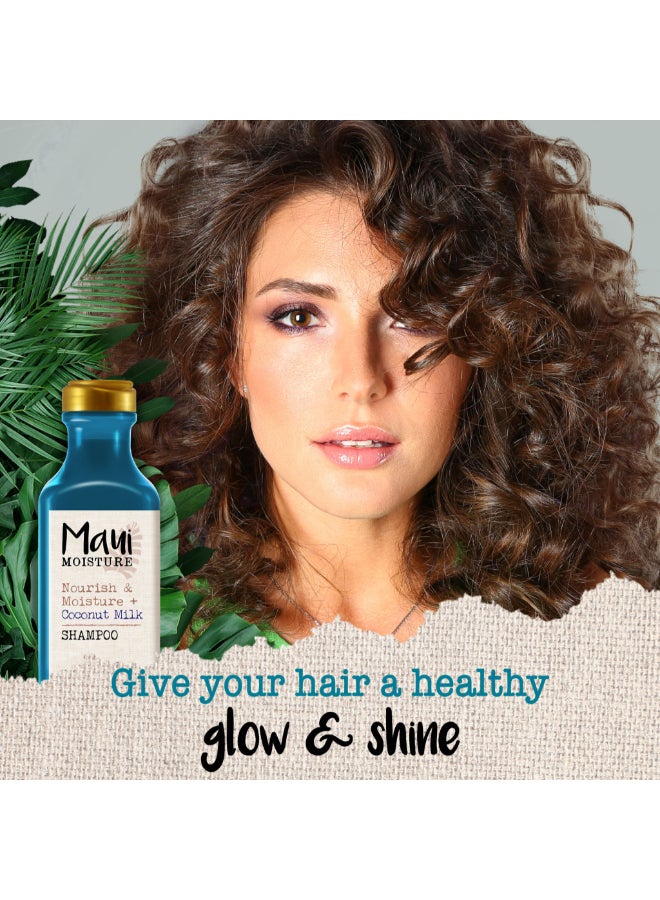 MAUI MOISTURE Nourish & Moisture + Coconut Milk Shampoo and Conditioner Set x 385ml Each - Image 2