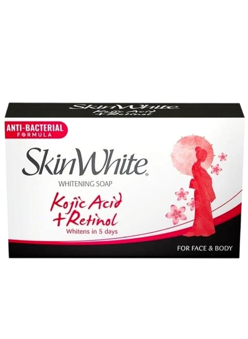 سكين وايت صابون تبييض البشرة المتقدم بحمض الكوجيك من سكين وايت ، 90 جم - Image 2