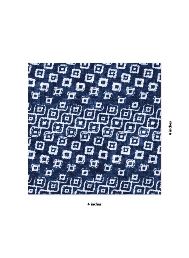 Origami Paper 500 sheets Japanese Shibori 4" (10 cm): Tuttle Origami Paper: Double-Sided Origami Sheets Printed with 12 Different Blue & White Patterns  - Image 3