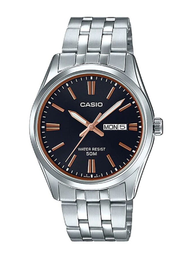 CASIO Stainless Steel Analog Wrist Watch MTP-1335D-1A2VDF - Image 1