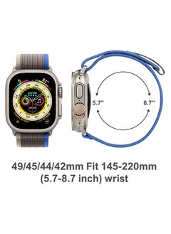 Generic Trail Loop Watch Band for Apple Watch Ultra 1/2 49mm 46mm 45mm 44mm 42mm, Nylon Sport Strap Compatible with iwatch Series 10 9 8 7 6 5 4 3 2 1 SE  - Image 3