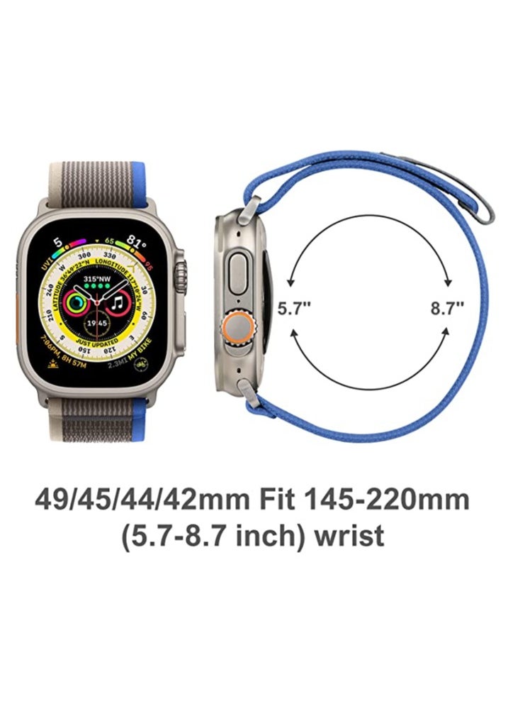 Generic - Trail Loop Watch Band for Apple Watch Ultra 1/2 49mm 46mm 45mm 44mm 42mm, Nylon Sport Strap Compatible with iwatch Series 10 9 8 7 6 5 4 3 2 1 SE - Image 1